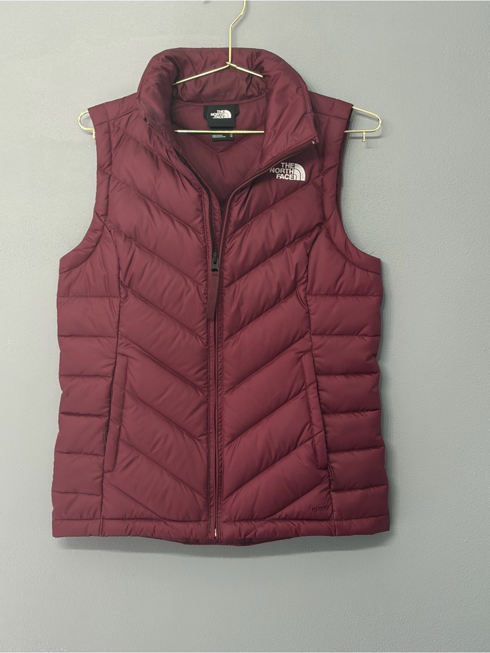 The North Face Women's Quilted Maroon Puffer Vest
